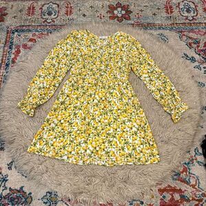 Lemon print dress size XL